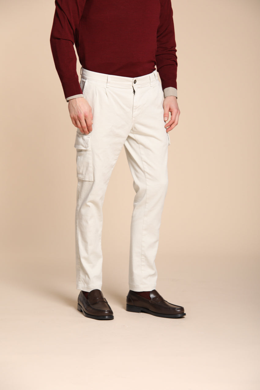 Chile 2 Pinces pantalon cargo en laine regular fit