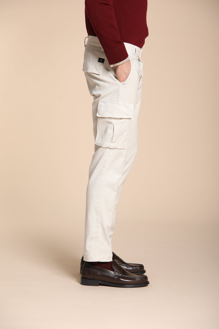 Chile 2 Pinces pantalon cargo en laine regular fit