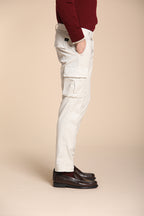 Chile 2 Pinces pantalon cargo en laine regular fit