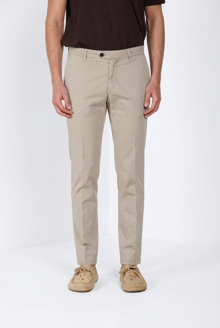 New York Delamere Hose Chino Herren aus leichtem Stretch Twill regular fit