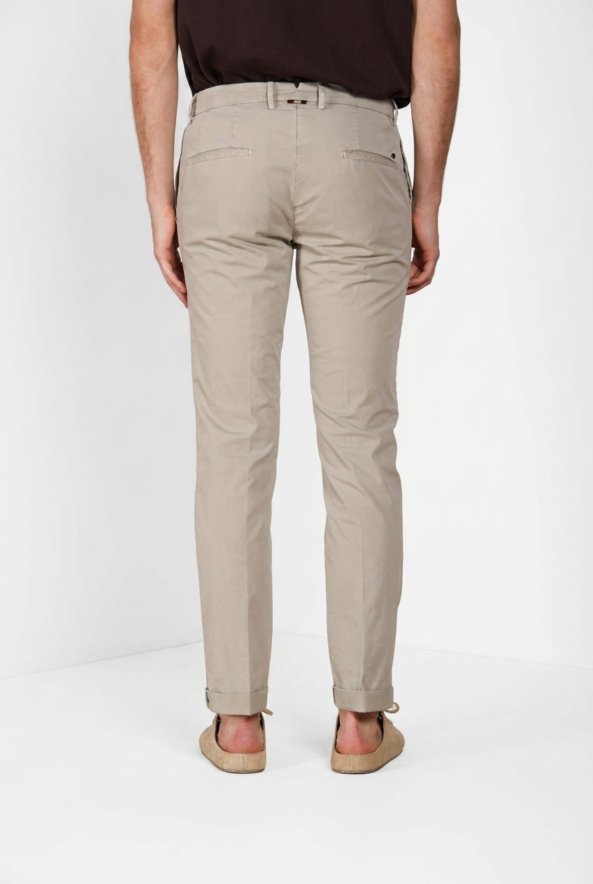 New York Delamere Hose Chino Herren aus leichtem Stretch Twill regular fit