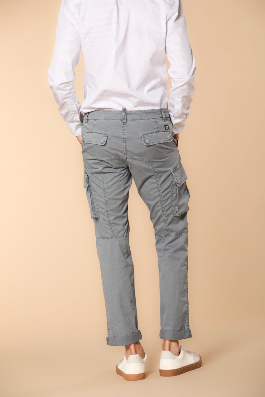 Chile Herren Cargo Hose aus leichtem Pima-Baumwoll-Twill Special Washing Extra-Slim Fit