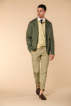 Chile  pantalone cargo uomo in twill di cotone pima leggero special washing  extra slim fit