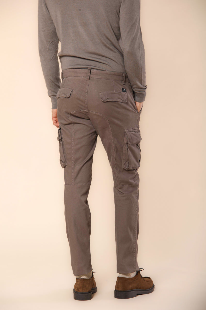 Chile pantalon cargo homme en gabardine coupe extra slim ①