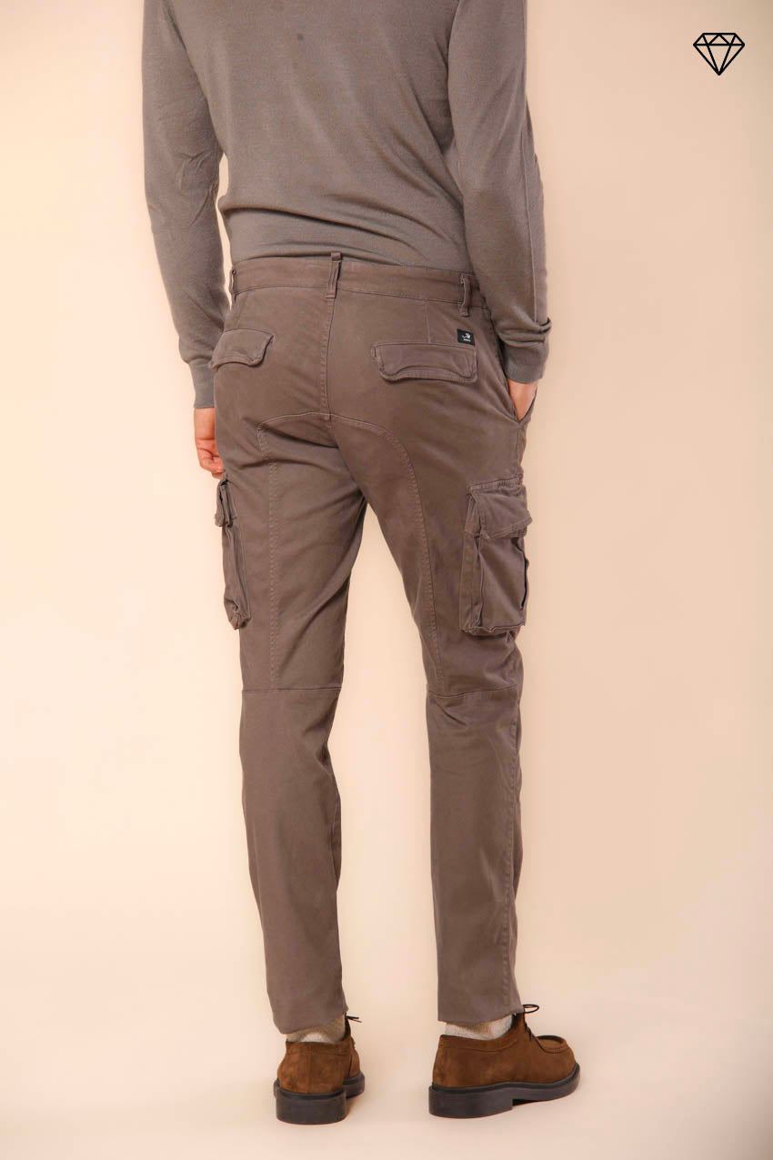 Chile pantalon cargo homme en gabardine coupe extra slim ①