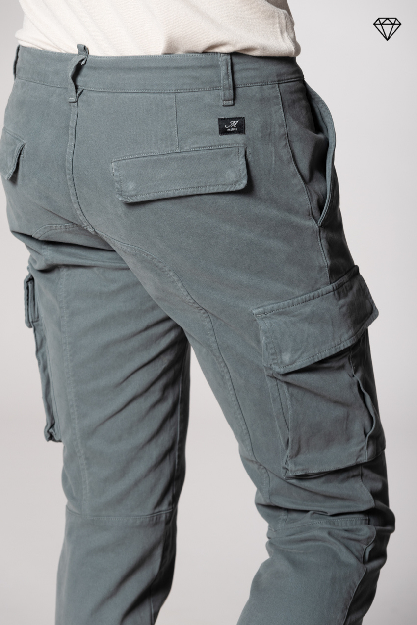 Chile pantalon cargo homme en gabardine extra slim fit ①