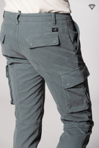 Chile pantalon cargo homme en gabardine extra slim fit ①