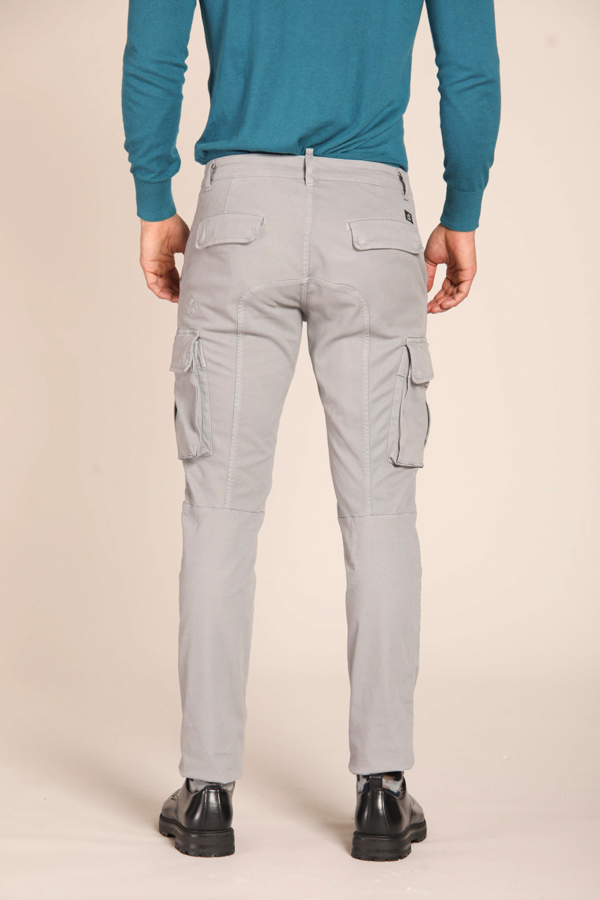 immagine 6 di pantalone cargo uomo modello Chile1 di colore grigio fit extra slim di Mason's