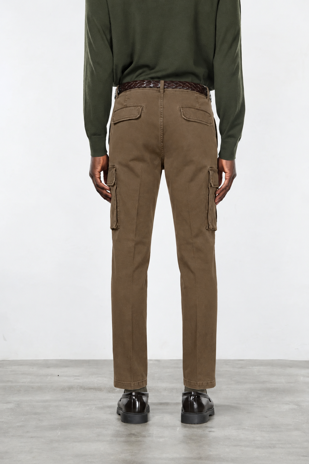 Chile Cargohose für Herren aus Stretch-Gabardine Extra Slim Fit ①