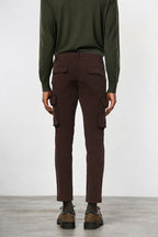 Chile Cargohose für Herren aus Stretch-Gabardine Extra Slim Fit ①