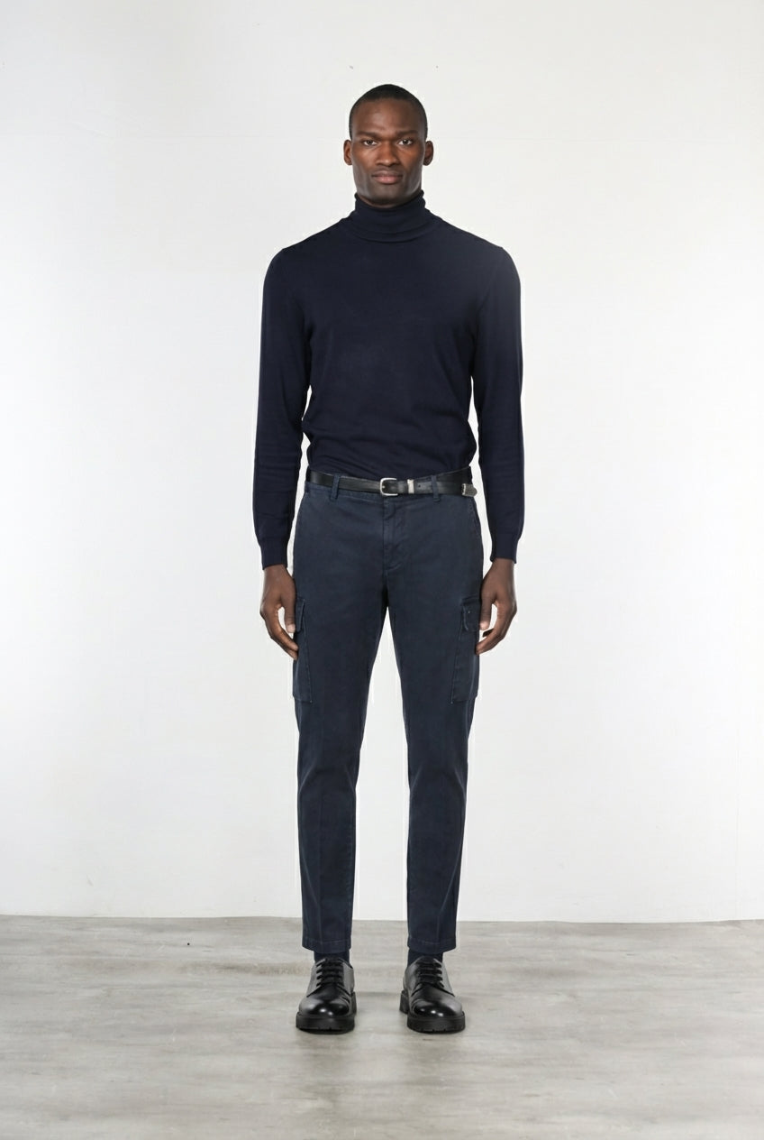 Chile Cargo-Hose Herren aus Stretch-Gabardine, Extra Slim Fit ①