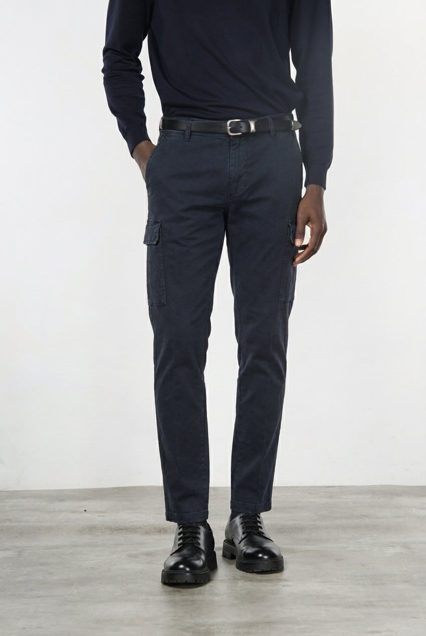 Chile Cargo-Hose Herren aus Stretch-Gabardine, Extra Slim Fit ①