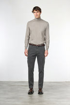 Chile pantalone cargo uomo in gabardina stretch extra slim fit ①
