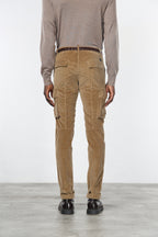  Chile Cargo-Hose Herren aus Cord mit 500 Rippen, Extra Slim Fit ①
