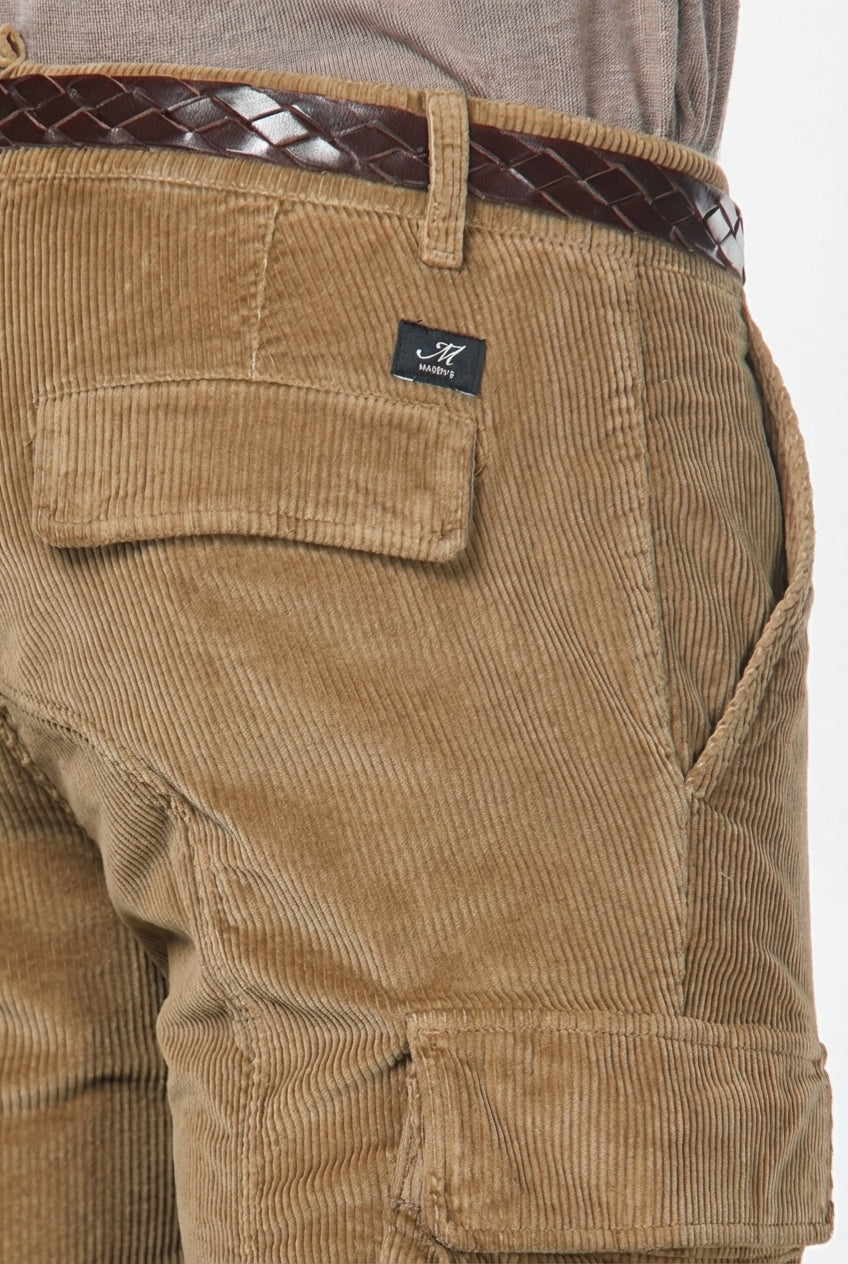  Chile Cargo-Hose Herren aus Cord mit 500 Rippen, Extra Slim Fit ①