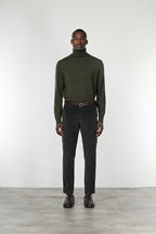 Chile pantalone cargo uomo in velluto 500 righe extra slim fit ①