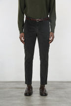 Chile pantalone cargo uomo in velluto 500 righe extra slim fit ①