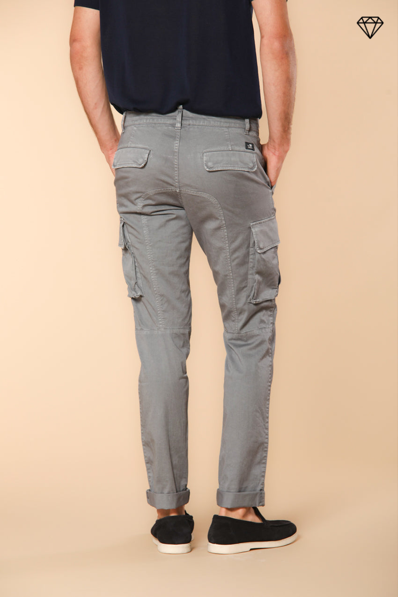 Chile pantalon cargo homme en satin stretch coupe Extra Slim ①