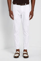 Chile pantalone cargo uomo in raso stretch extra slim fit ①