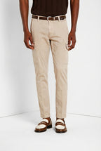 Chile Herren Cargo Hose aus Stretch-Satin extra slim fit ①