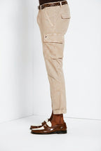 Chile Herren Cargo Hose aus Stretch-Satin extra slim fit ①