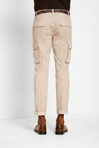 Chile Herren Cargo Hose aus Stretch-Satin extra slim fit ①