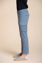 Chile men's cargo pants in stretch satin extra slim fit ①