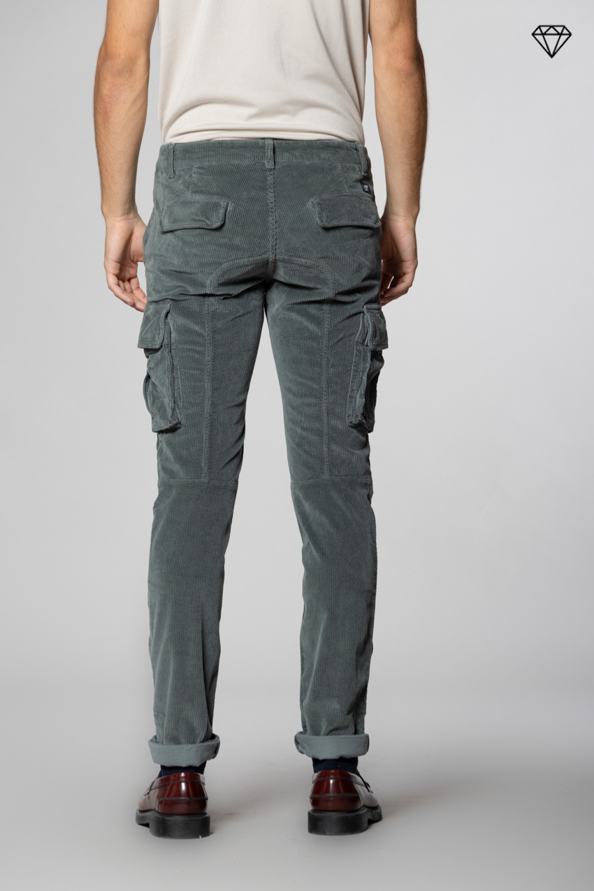 Chile pantalon cargo homme en velours 500 côtes extra slim fit ①