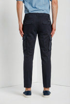 Chile men's cargo pants in stretch satin extra slim fit ①