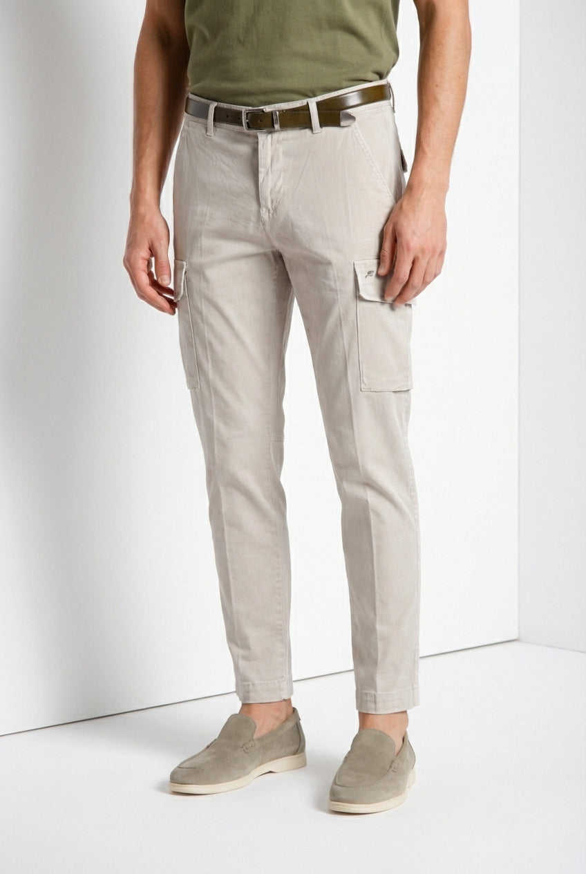 Chile Hose Cargo Herren aus Stretch-Satin extra slim fit ①