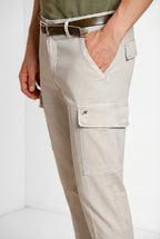 Chile Hose Cargo Herren aus Stretch-Satin extra slim fit ①