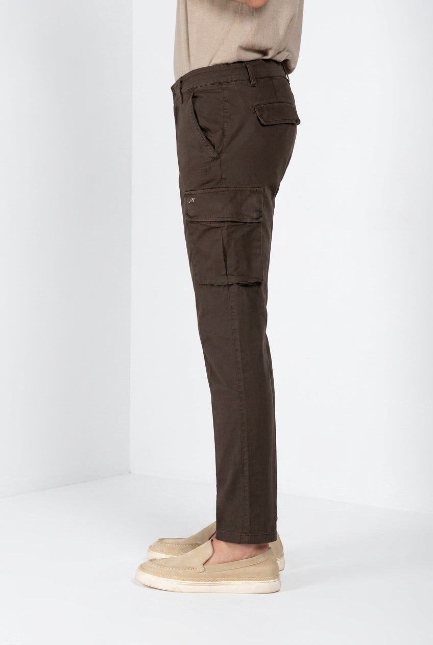 Chile Hose Cargo Herren aus Stretch-Satin extra slim fit ①
