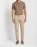 Chile men's cargo pants in stretch satin extra slim fit ①