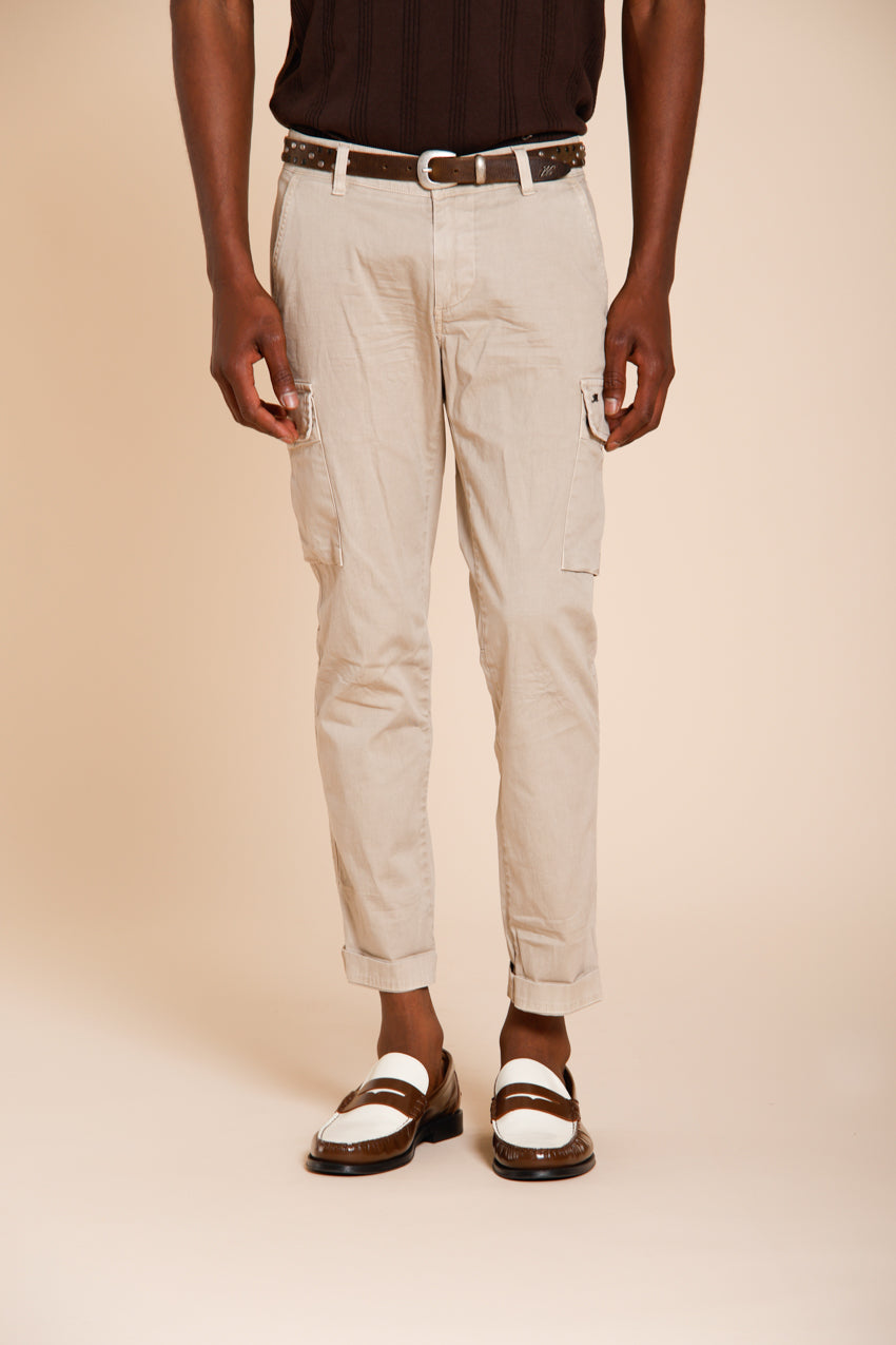 Chile Hose Cargo Herren aus Stretch-Satin extra slim fit ①