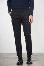 George Coolpocket men's cargo pants in gabardine carrot fit ①