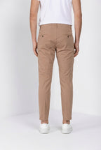 George Coolpocket pantalon cargo homme en twill léger stretch Logo Edition carrot fit ①