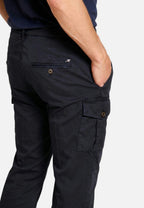 George Coolpocket pantalone cargo uomo in twill leggero stretch Logo Edition carrot fit ①