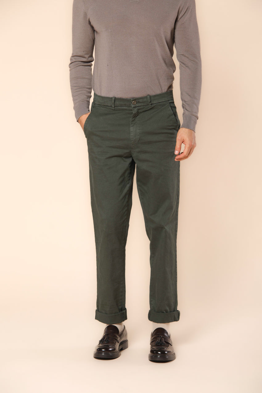 Chinos 22 pantalon chino homme en gabardine coupe relaxed