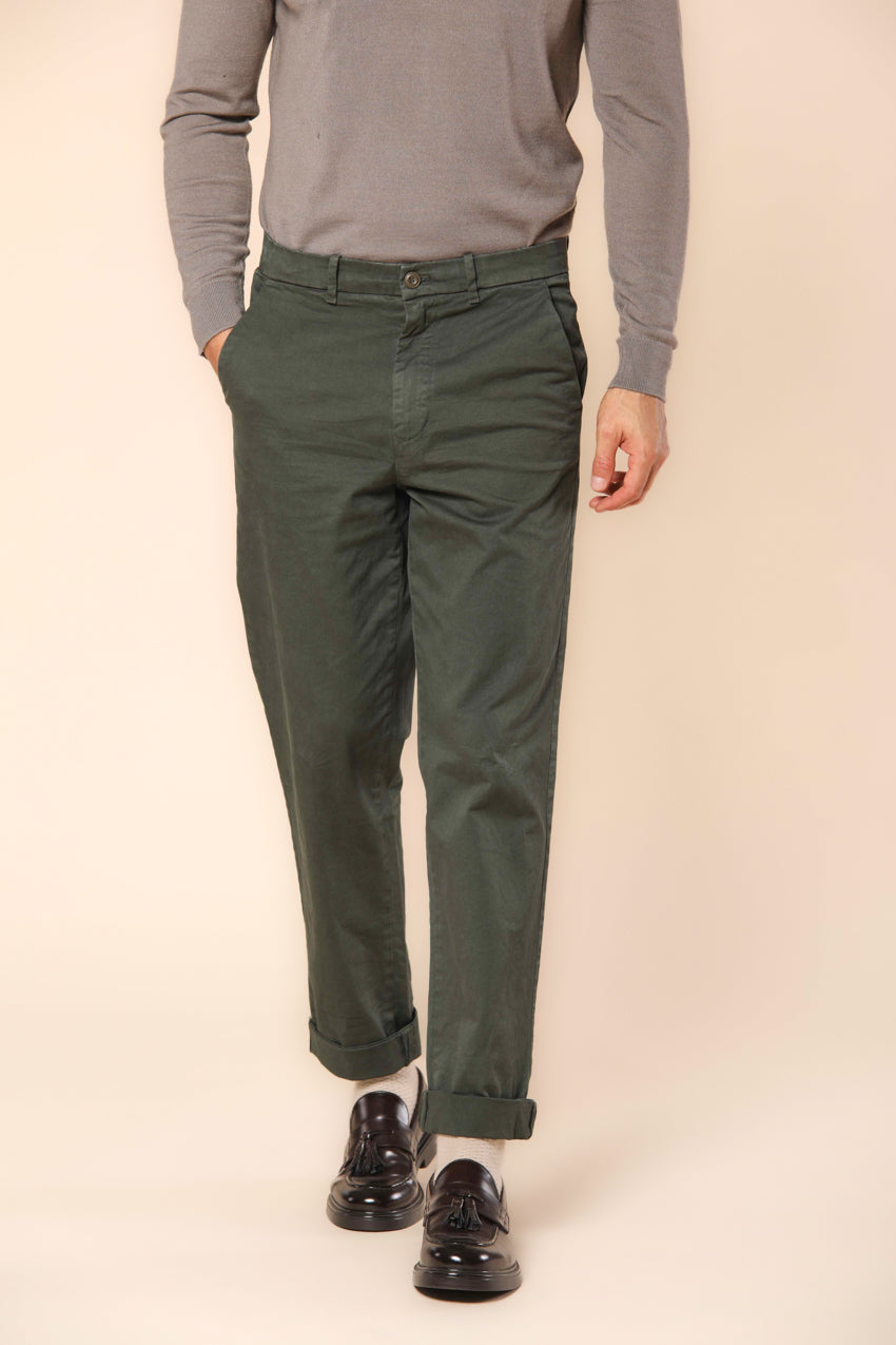 Chinos 22 pantalon chino homme en gabardine coupe relaxed