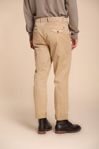 Chinos pantalone chino uomo in gabardina relaxed fit