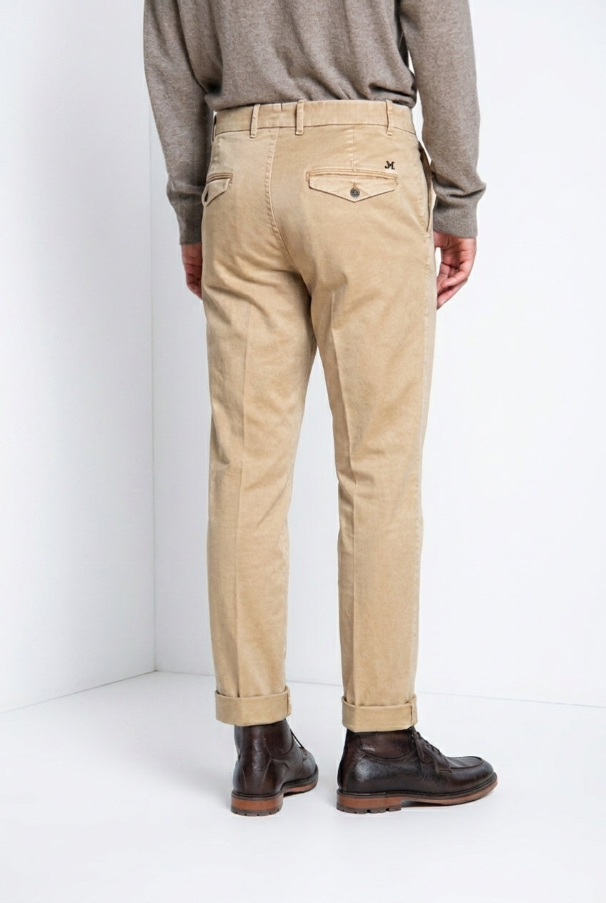 Chinos pantalon chino homme en gabardine relaxed fit