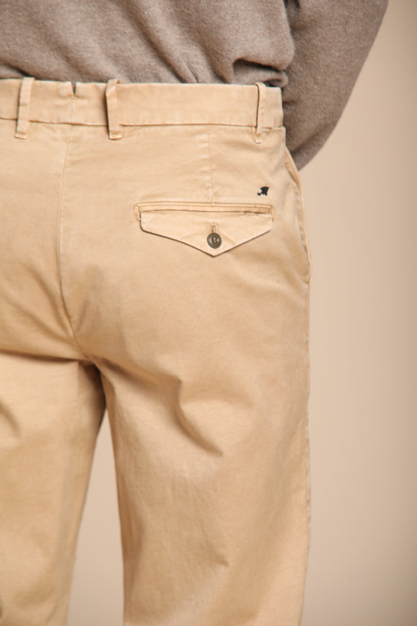 Chinos pantalone chino uomo in gabardina relaxed fit