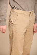 Chinos pantalone chino uomo in gabardina relaxed fit