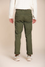 Chinos pantalone chino uomo in gabardina relaxed fit