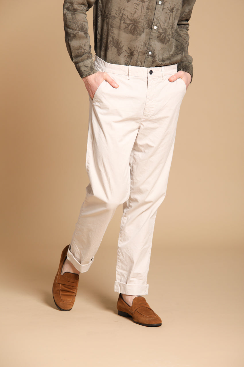 Chinos 22 pantalon chino homme en coton pima léger stretch relaxed fit