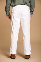 Pinces 22 men's chino pants in Oxford canvas with a relaxed fit