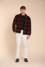 Chinos pantalone chino uomo in gabardina relaxed fit