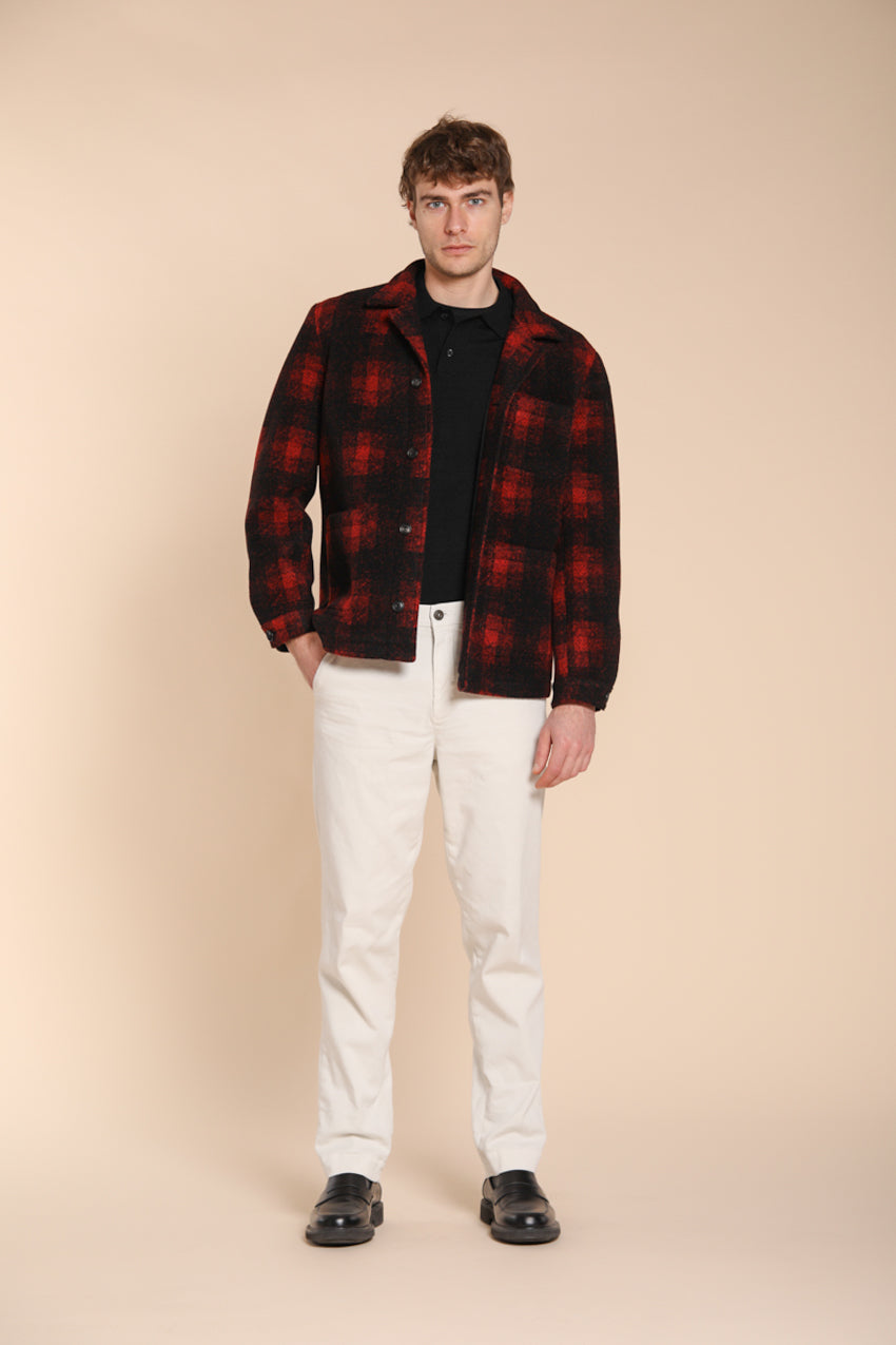 Chinos pantalone chino uomo in gabardina relaxed fit