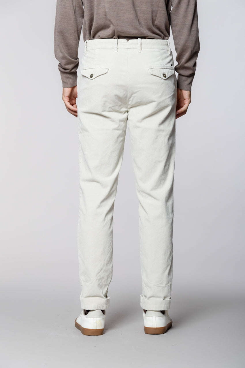 Chinos pantalone chino uomo in velluto 1000 righe relaxed fit