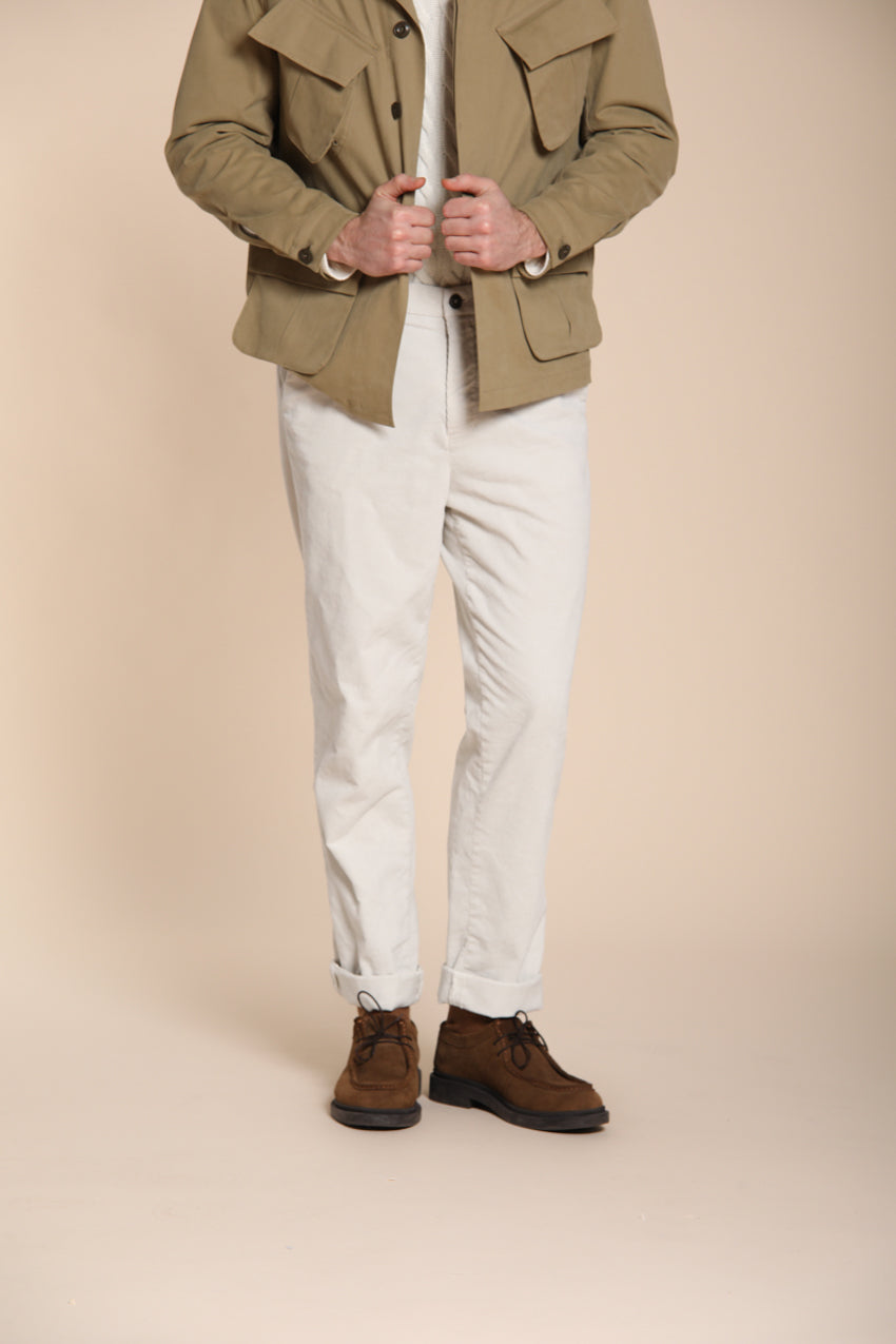 Chinos pantalon chino homme en velours 1000 côtes relaxed fit